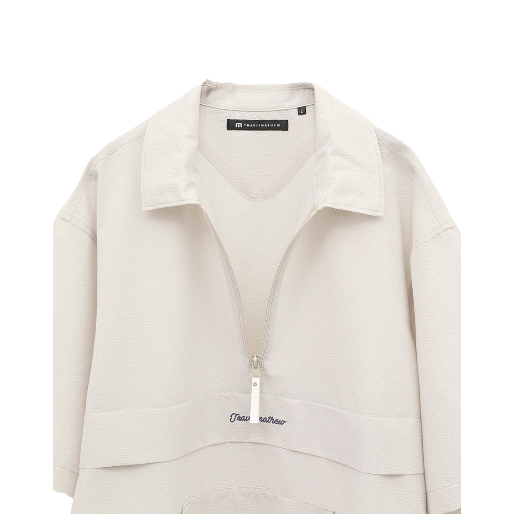 トラヴィスマシュー（Travis Mathew）（メンズ）ゴルフウェア アウター 撥水 半袖 クォータージップジャケット 7AL022-2PST