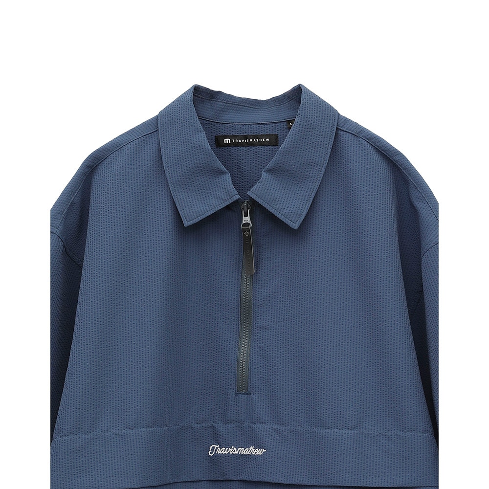 トラヴィスマシュー（Travis Mathew）（メンズ）ゴルフウェア アウター 撥水 半袖 クォータージップジャケット 7AL022-4VIN