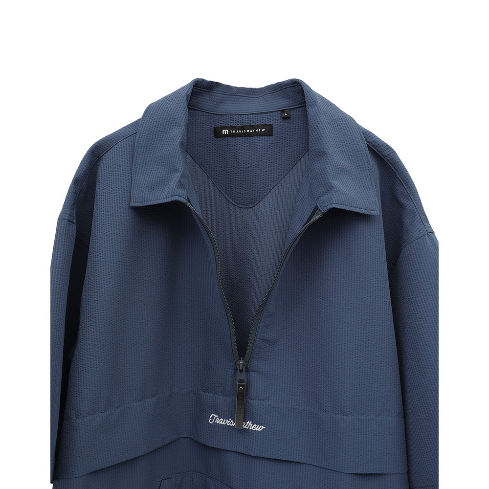 トラヴィスマシュー（Travis Mathew）（メンズ）ゴルフウェア アウター 撥水 半袖 クォータージップジャケット 7AL022-4VIN