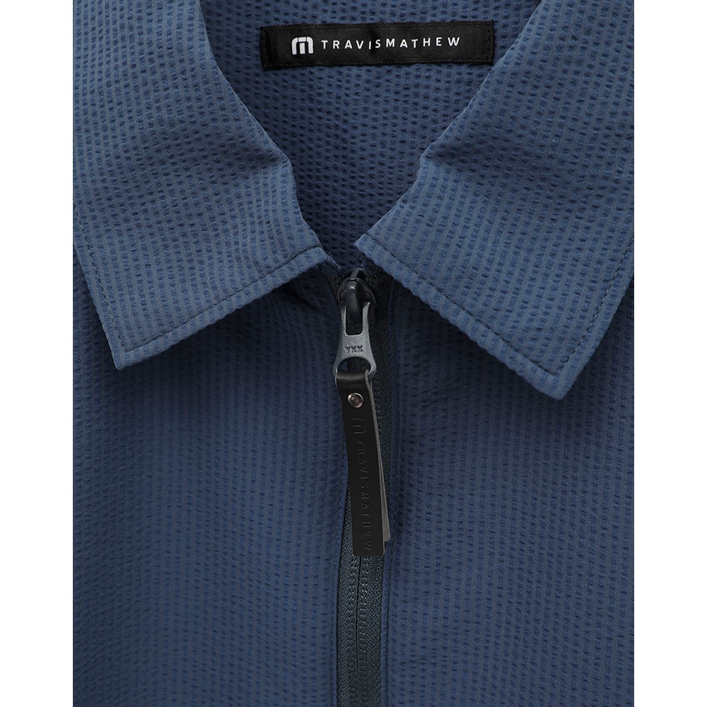 トラヴィスマシュー（Travis Mathew）（メンズ）ゴルフウェア アウター 撥水 半袖 クォータージップジャケット 7AL022-4VIN
