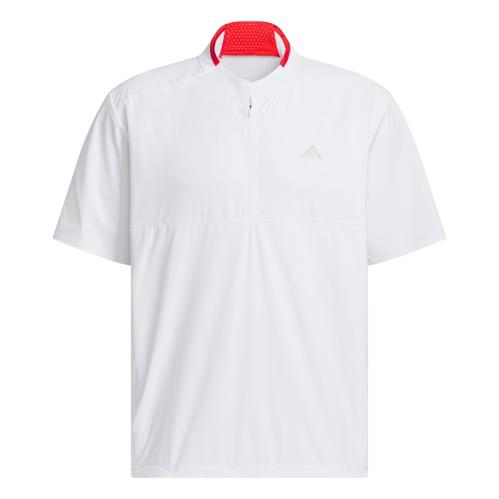 アディダス（adidas）（メンズ）ゴルフウェア アディゼロ ハーフジップ 半袖ウィンドウシャツ KTN24-JE8290W