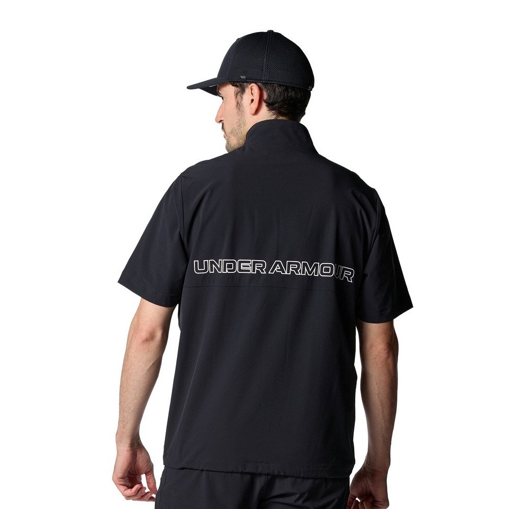 アンダーアーマー（UNDER ARMOUR）（メンズ）ゴルフウェア アウター ハーフジップジャケット DRIVE WIND 6012530 001