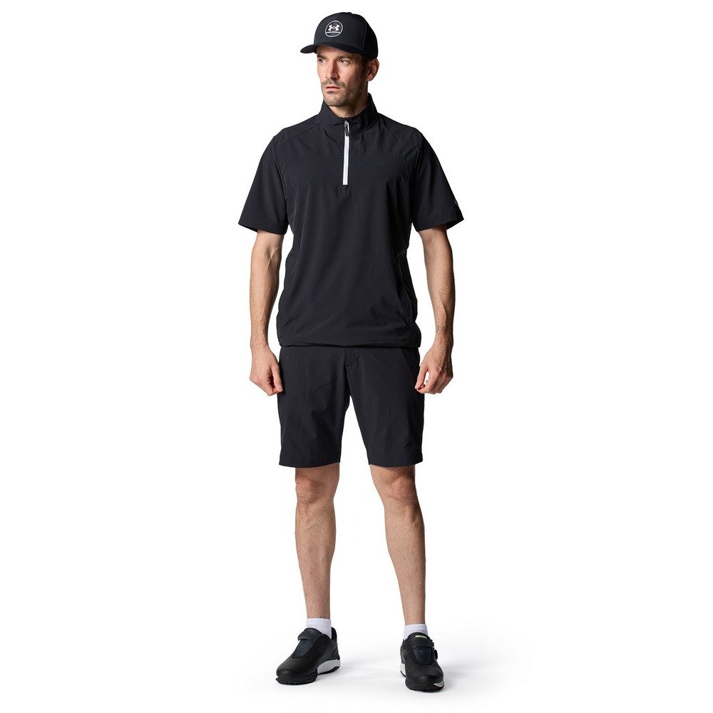 アンダーアーマー（UNDER ARMOUR）（メンズ）ゴルフウェア アウター ハーフジップジャケット DRIVE WIND 6012530 001