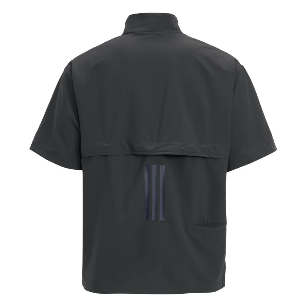 アディダス（adidas）（メンズ）ゴルフウェア アウター カラーブロック ハーフジップ 半袖ジャケット OGH81-KM0819 BLK
