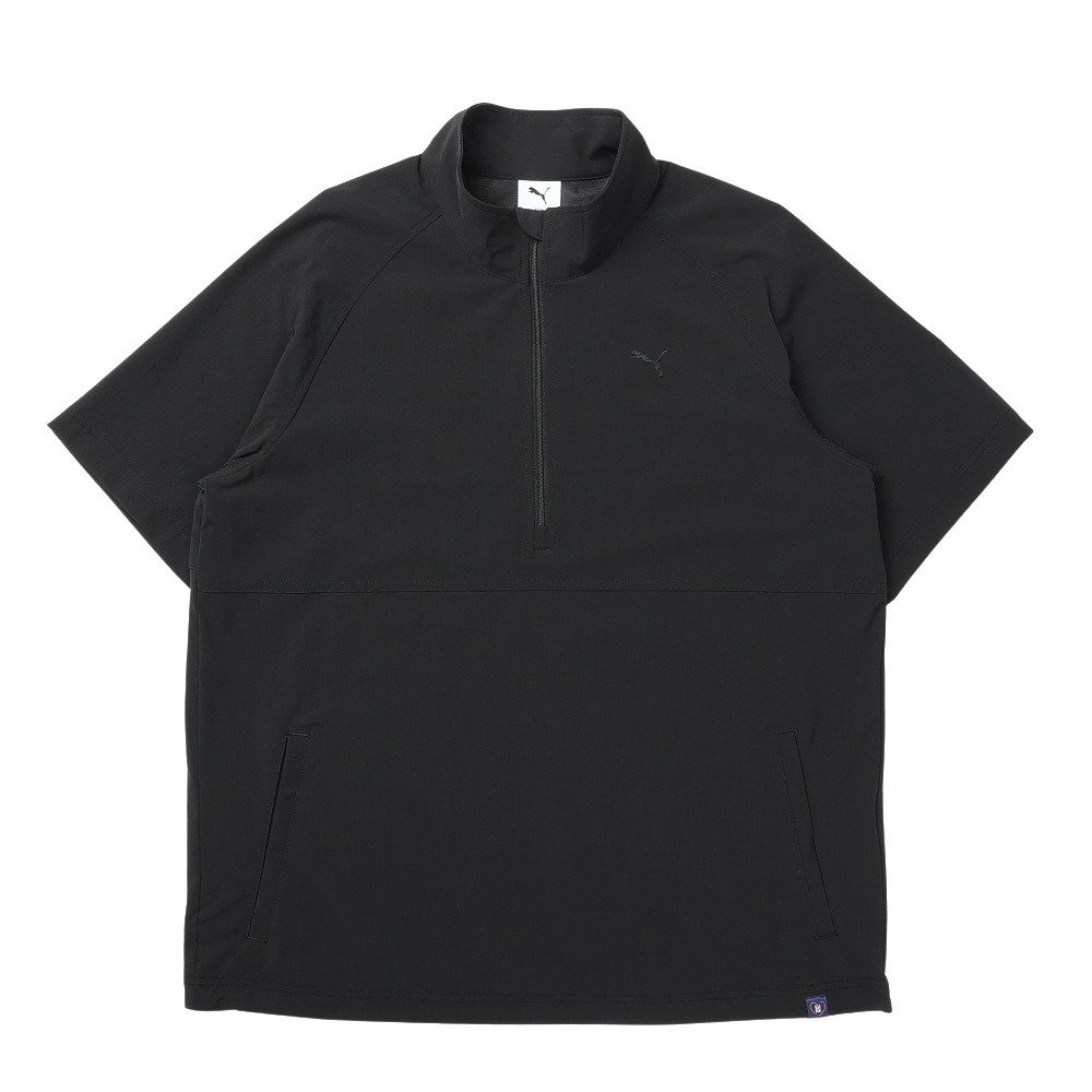 プーマ（PUMA）（メンズ）ゴルフウェア ゴルフ PGC ハーフジップ 半袖プルオーバー 641236-01