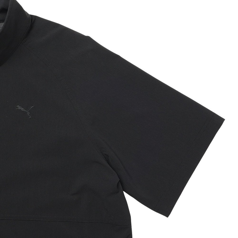 プーマ（PUMA）（メンズ）ゴルフウェア ゴルフ PGC ハーフジップ 半袖プルオーバー 641236-01