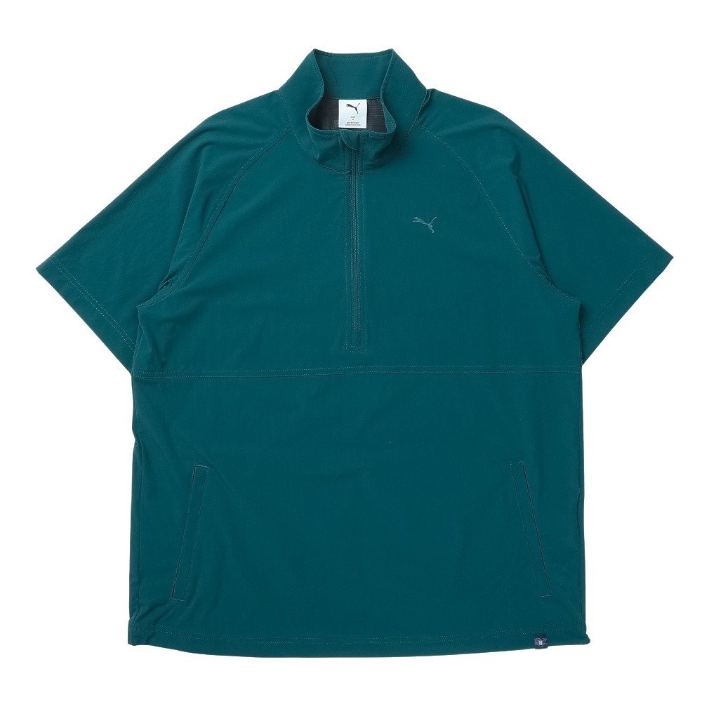 プーマ（PUMA）（メンズ）ゴルフウェア ゴルフ PGC ハーフジップ 半袖プルオーバー 641236-02
