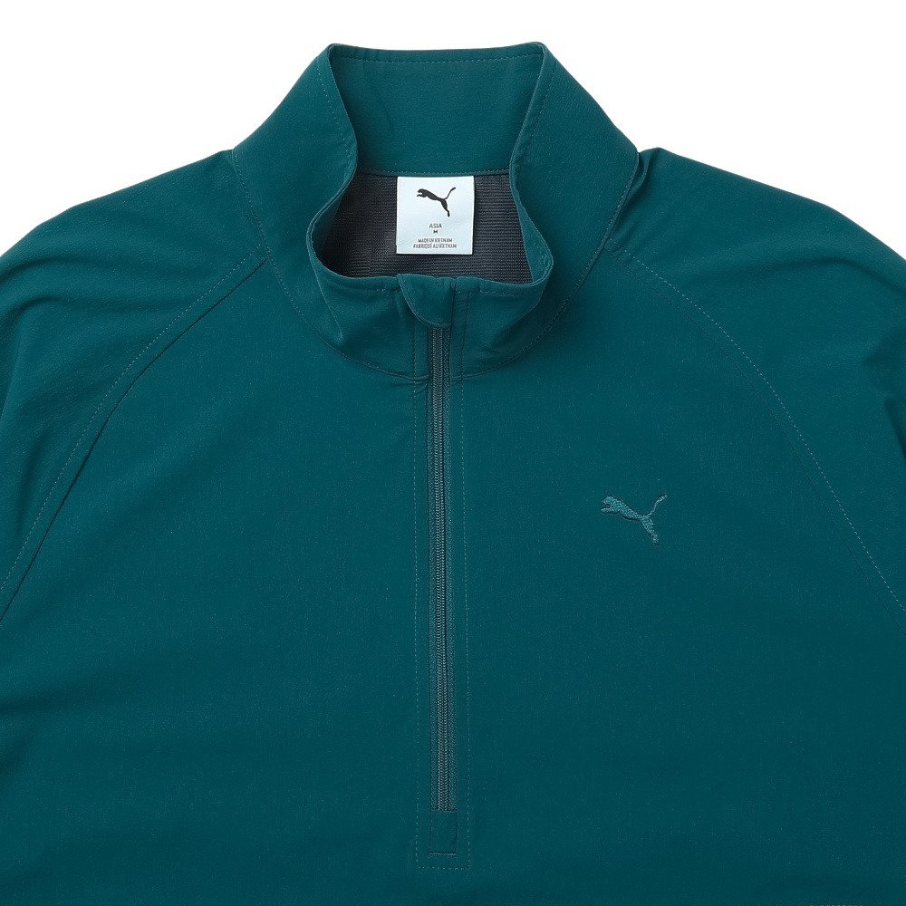 プーマ（PUMA）（メンズ）ゴルフウェア ゴルフ PGC ハーフジップ 半袖プルオーバー 641236-02