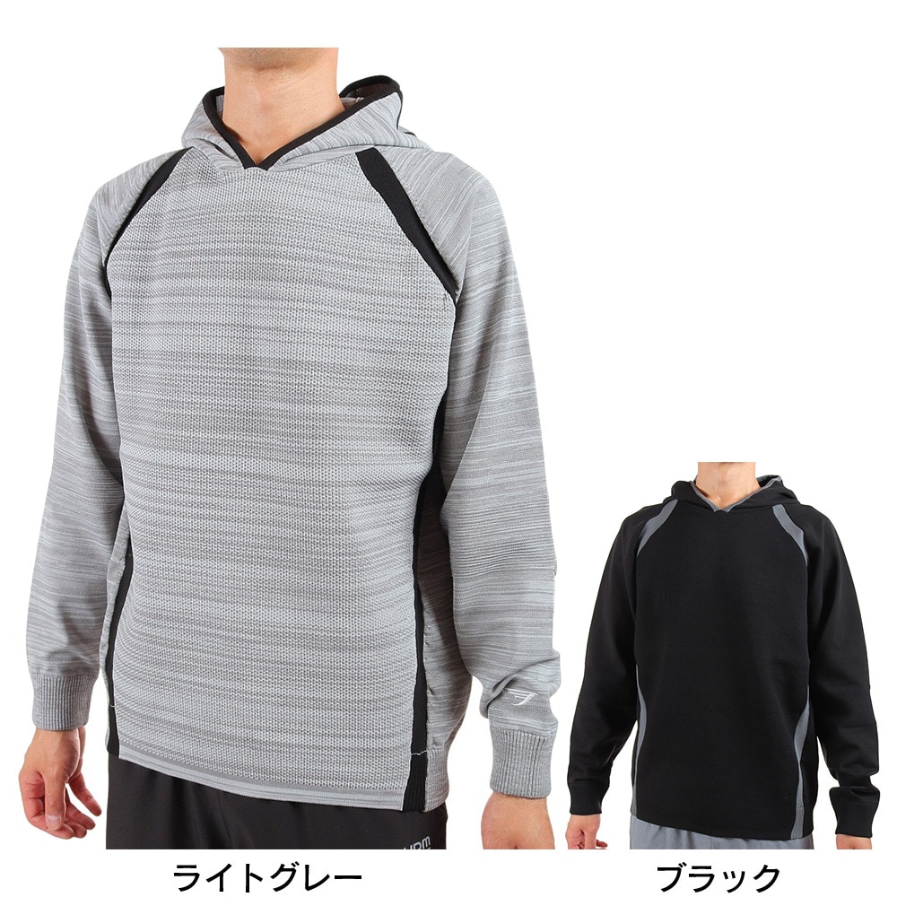 トミーアーマー（Tommy Armour）（メンズ）ゴルフウェア アウター パーカー 温度調節 プルオーバー フレックスライトニット 401TA1HO1081 BLK