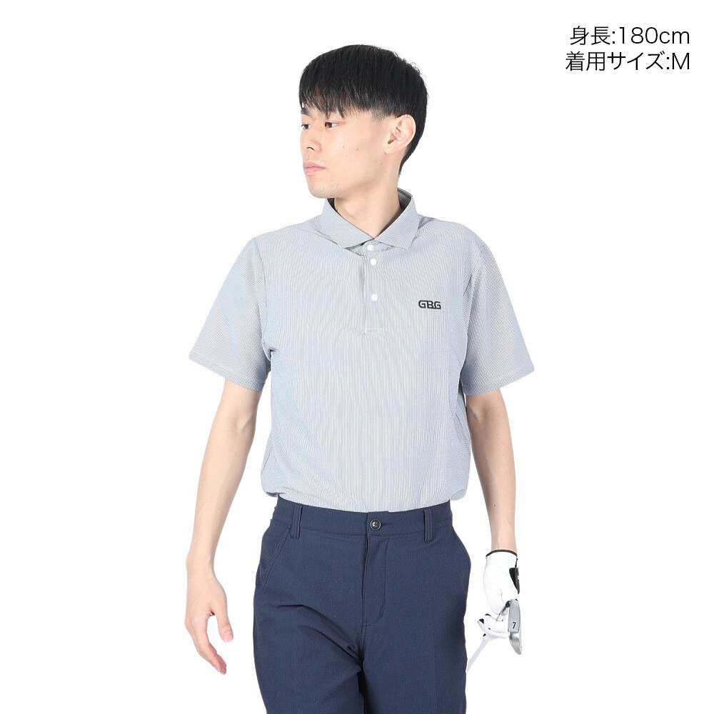 ゴールデンベア（GOLDEN BEAR）（メンズ）ゴルフウェア 半袖 ポロアウター 311Q3553-C47