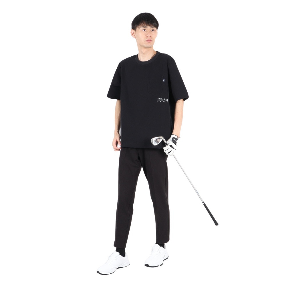 キャロウェイ（CALLAWAY）（メンズ）ゴルフウェア 半袖 8WAYストレッチ ドットエアプルオーバー C25216101-1010