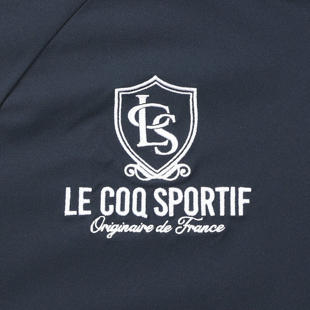 ルコックスポルティフ（lecoqsportif）（メンズ）ゴルフウェア アウター はっ水ストレッチ 半袖ブルゾン 収納袋付き LG6FWB80M NV00