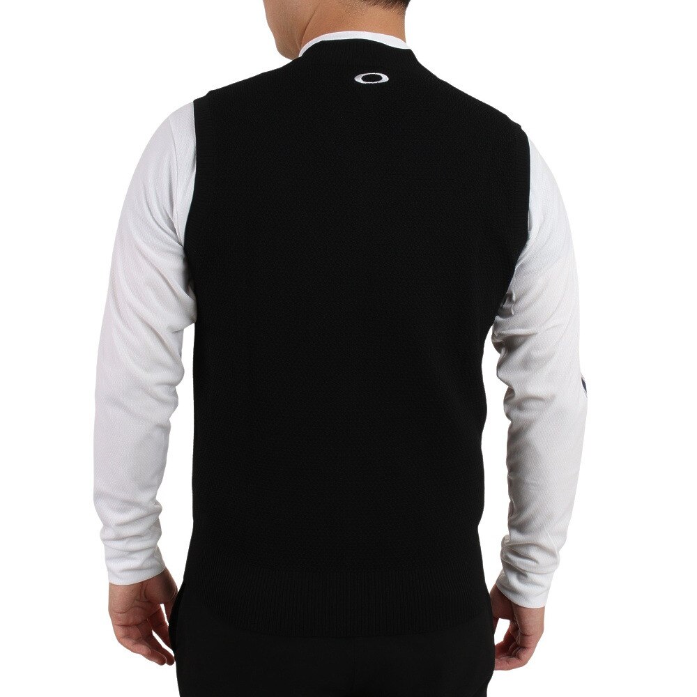 オークリー｜ゴルフウェア フルジップ ダブルファスナー 吸汗速乾 保温 ストレッチ 軽量 SKULL VECTOR SWEATER ベスト  FOA404231-02E - ゴルフ用品はヴィクトリアゴルフ