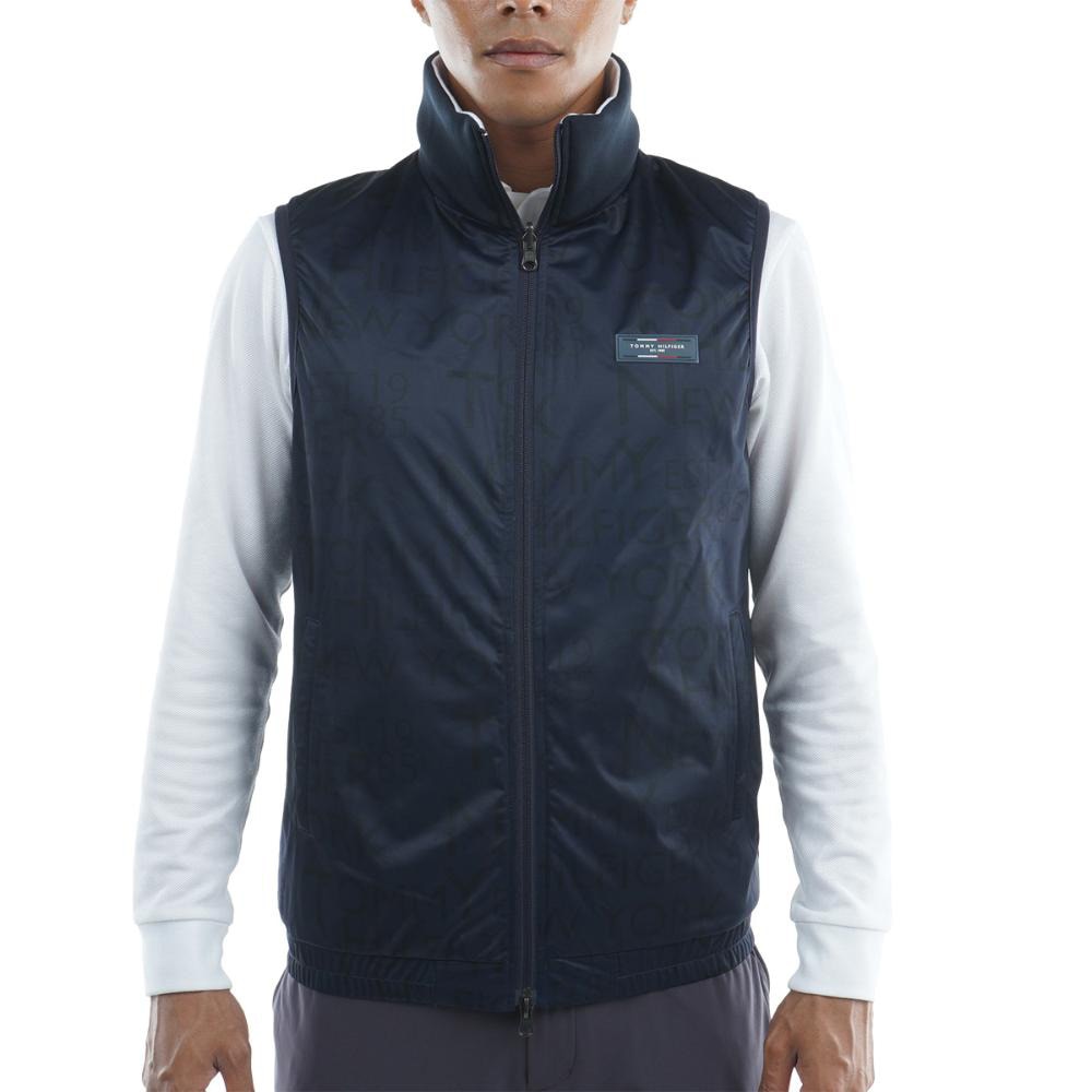 GOLF リバーシブル ベスト ネイビー ストレッチタフタ リバーシブル