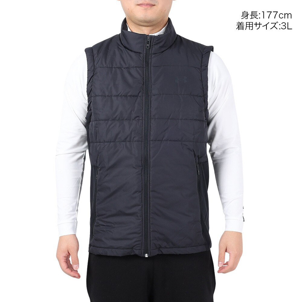 アンダーアーマー（UNDER ARMOUR）（メンズ）ゴルフウェア アウター 断熱 保温 ストームセッションベスト 1378497 001