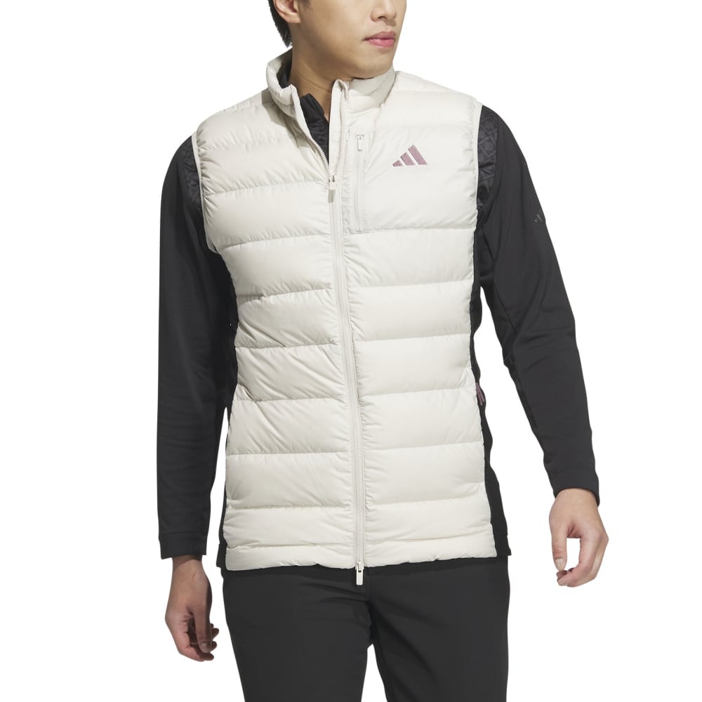 アディダス（adidas）（メンズ）ゴルフウェア アウター WIND.RDY CP 防風 フルジップダウンベスト JTY63-IM6475 ALM