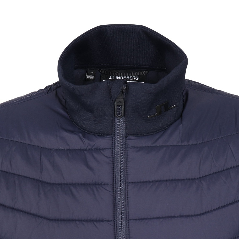 J.LINDEBERG（メンズ）ゴルフウェア アウター 速乾 保温 Holden Quilt Hybrid ベスト 071-42070-098