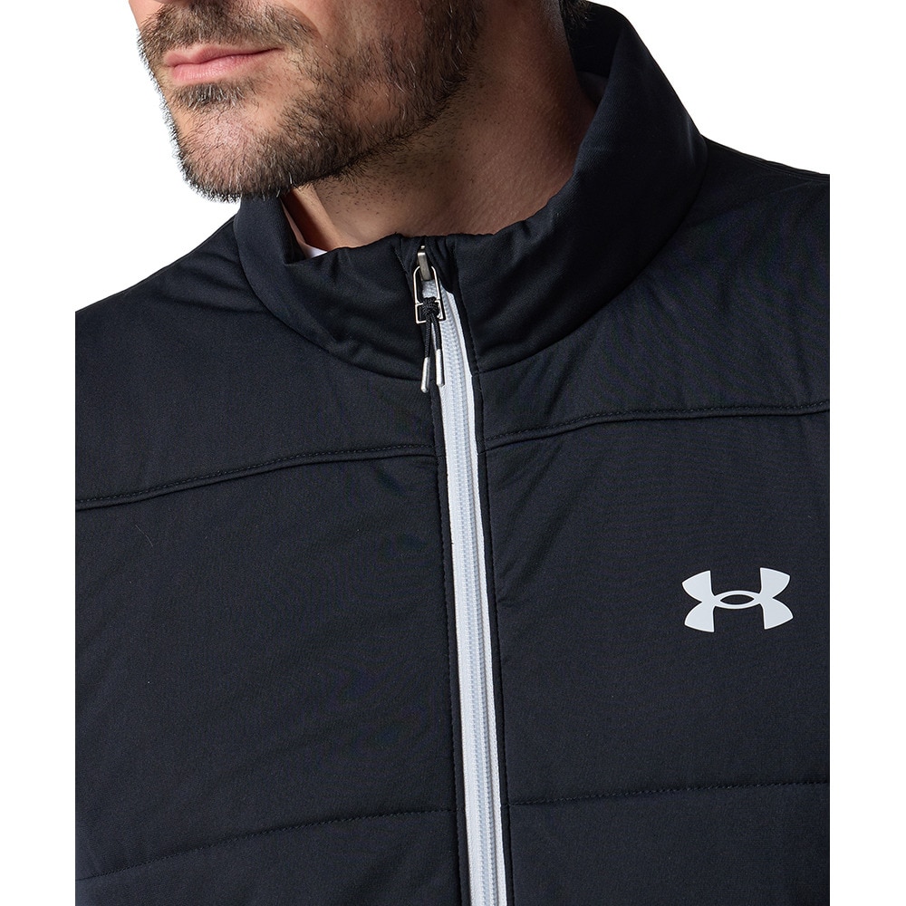 アンダーアーマー（UNDER ARMOUR）（メンズ）ゴルフウェア アウター DRIVE PRO INSULATED フルジップ 中綿ベスト 6007925 001