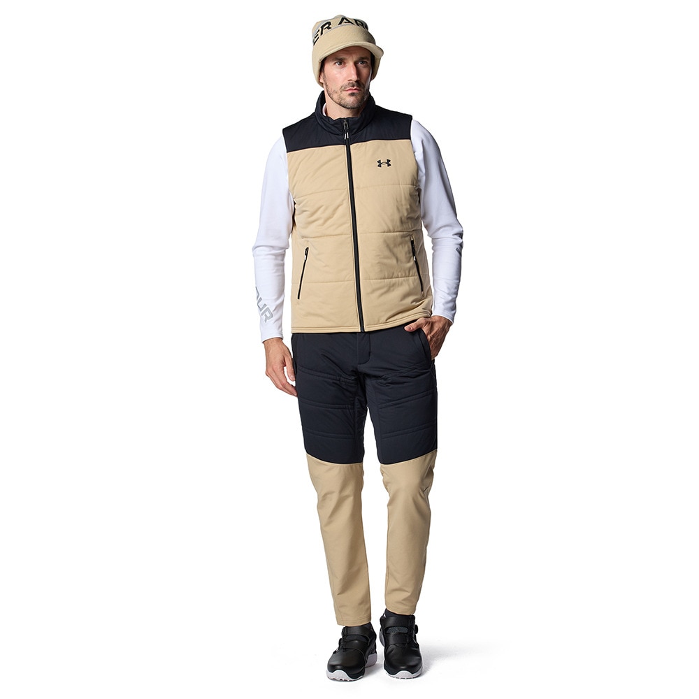 アンダーアーマー（UNDER ARMOUR）（メンズ）ゴルフウェア アウター DRIVE PRO INSULATED フルジップ 中綿ベスト 6007925 234
