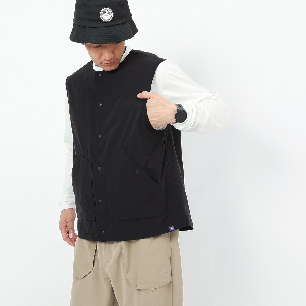 プーマ（PUMA）（メンズ）ゴルフウェア アウター 防寒 ベスト 694441