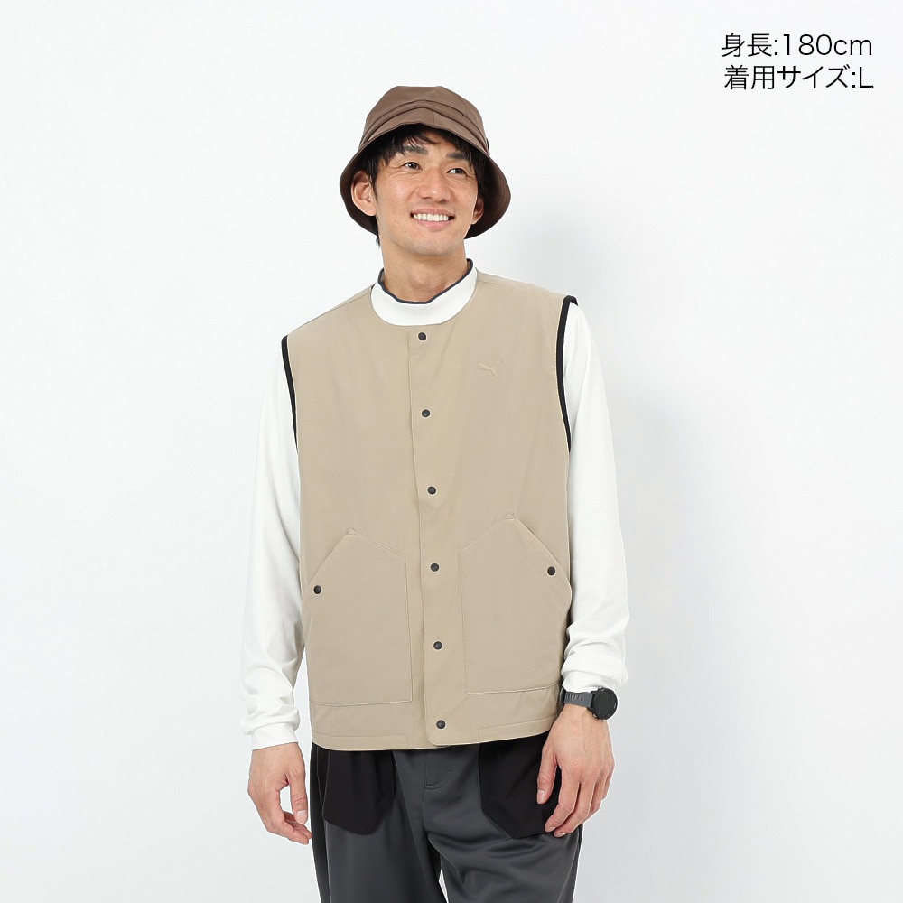 楽天市場】ベスト（カラーベージュ）（メンズウェア｜ウェア）：ゴルフ