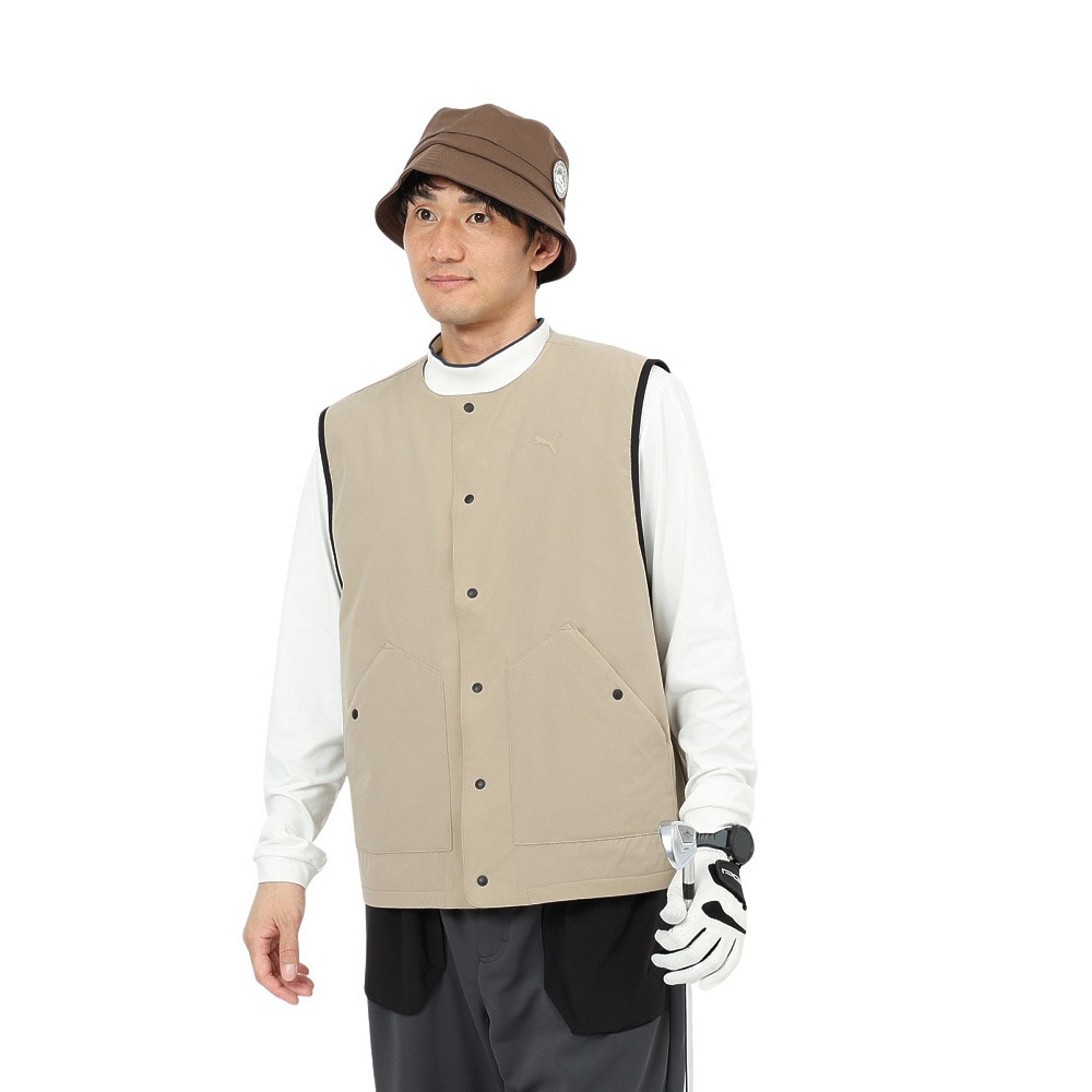 プーマ(PUMA)ゴルフウェア アウター 防寒 ベスト 694441-01(Men’s) プーマ（PUMA）（メンズ）ゴルフウェア アウター 防寒 ベスト 694441