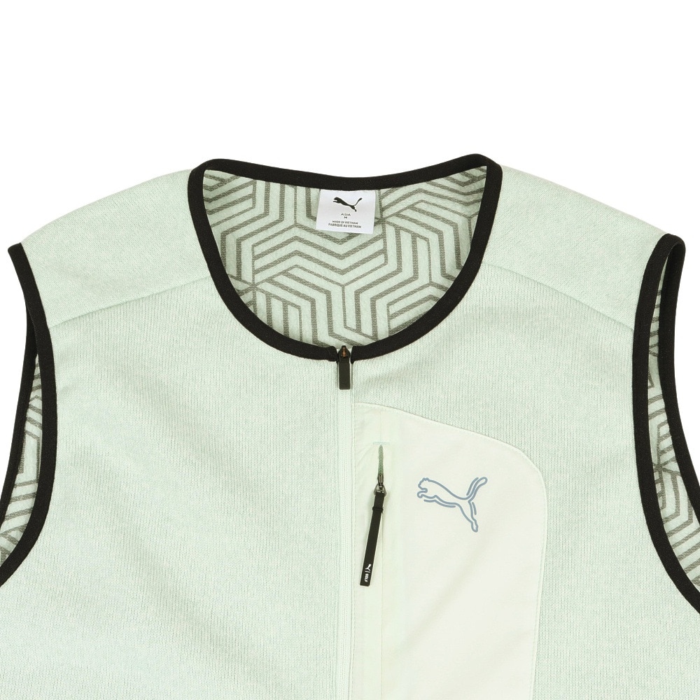 プーマ（PUMA）（メンズ）ゴルフウェア シャドウキャット フリース ベスト 635759-03