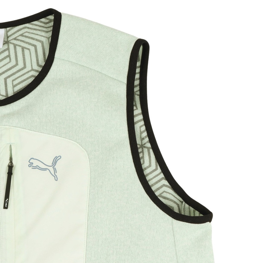 プーマ（PUMA）（メンズ）ゴルフウェア シャドウキャット フリース ベスト 635759-03
