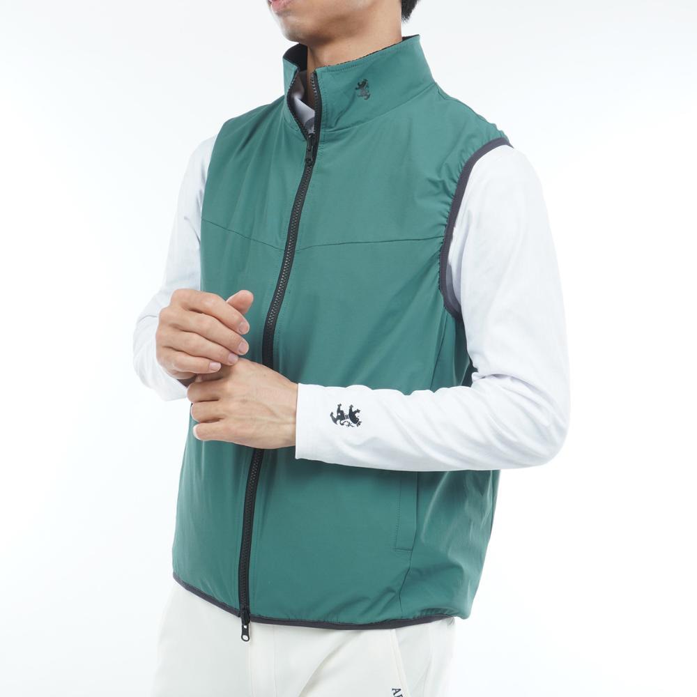 アドミラル ゴルフ(Admiral GOLF)ゴルフウェア リバーシブル ボアベスト ADMA578-BLK(Men’s) アドミラル ゴルフ（Admiral GOLF）（メンズ）ゴルフウェア