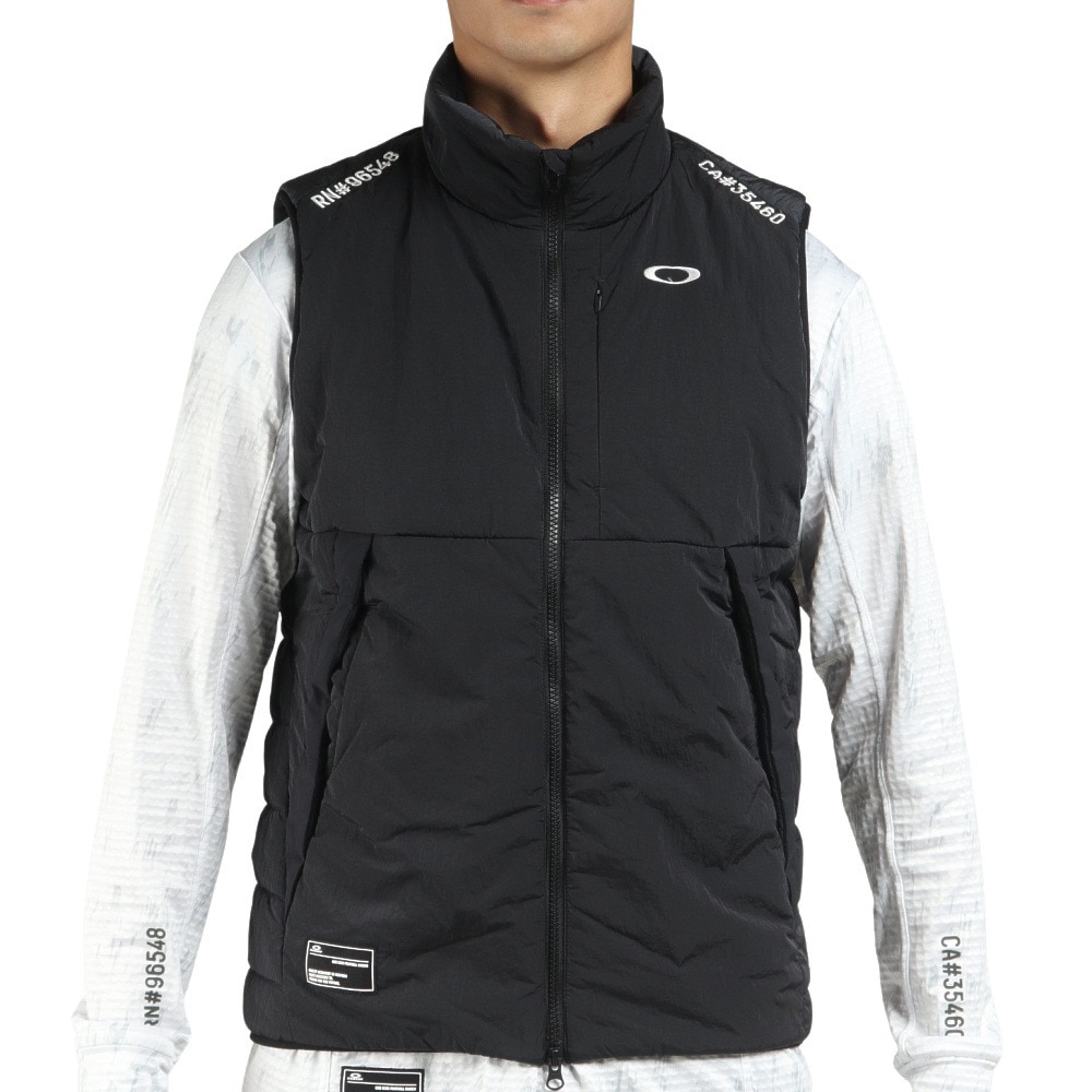 オークリー（OAKLEY）（メンズ）ゴルフウェア アウター 中綿 ベスト 撥水 防風 保温 軽量 フロントファスナー STW INSULATION VEST FOA404684-02E