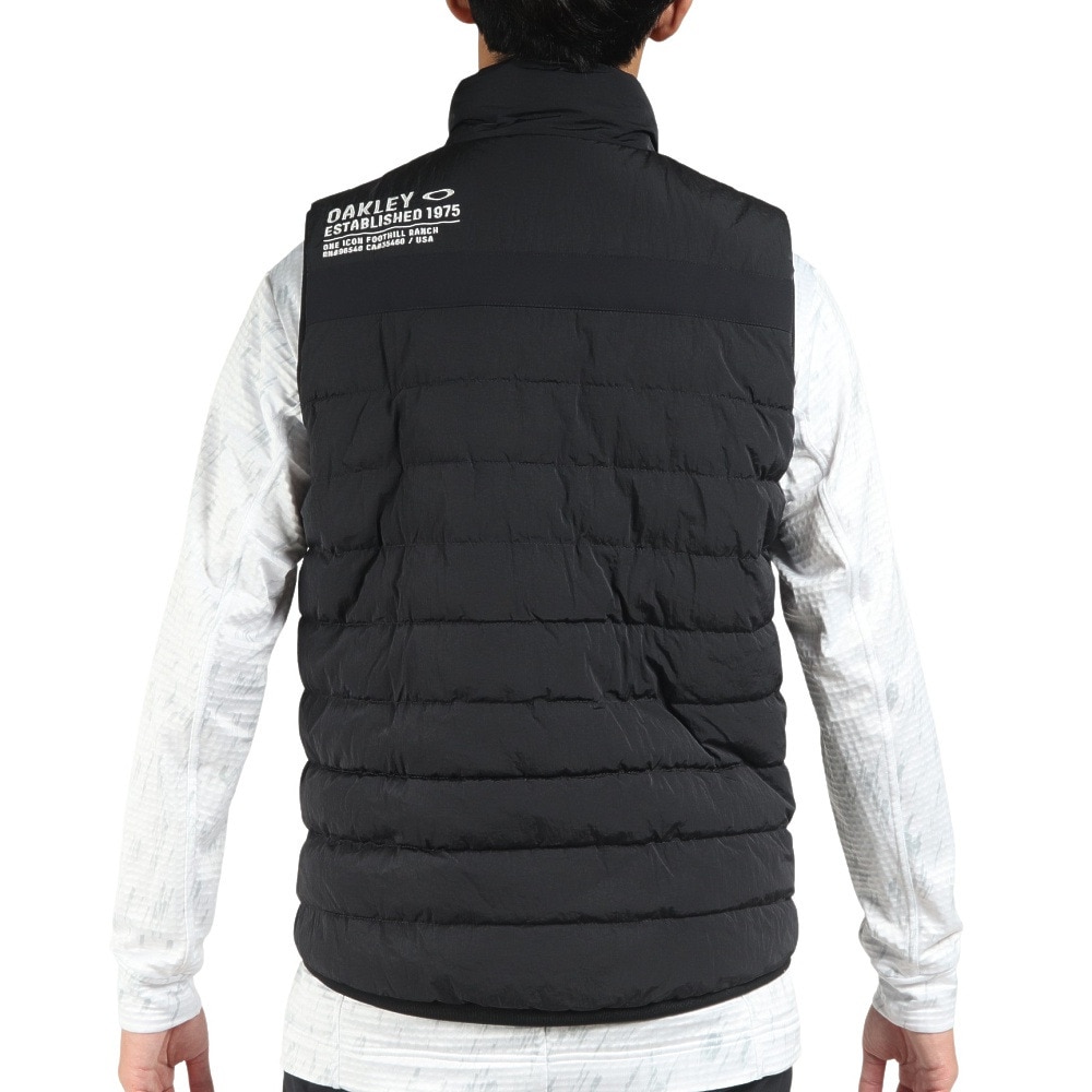 オークリー（OAKLEY）（メンズ）ゴルフウェア アウター 中綿 ベスト 撥水 防風 保温 軽量 フロントファスナー STW INSULATION VEST FOA404684-02E