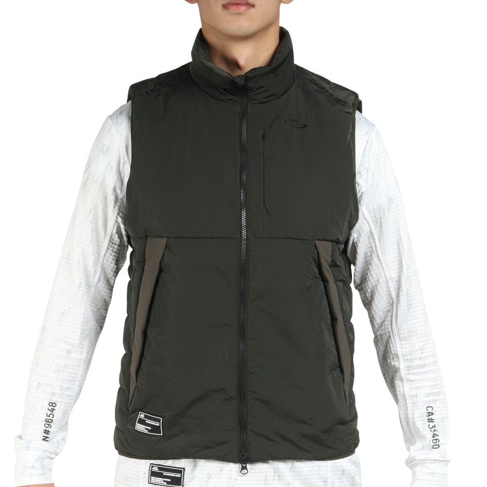 オークリー（OAKLEY）（メンズ）ゴルフウェア アウター 中綿 ベスト 撥水 防風 保温 軽量 フロントファスナー STW INSULATION VEST FOA404684-86L