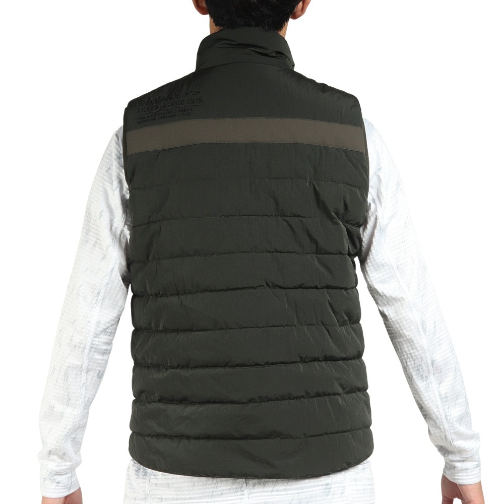 オークリー（OAKLEY）（メンズ）ゴルフウェア アウター 中綿 ベスト 撥水 防風 保温 軽量 フロントファスナー STW INSULATION VEST FOA404684-86L