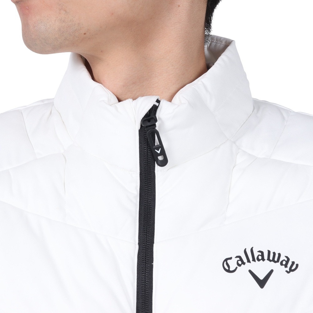 キャロウェイ（CALLAWAY）（メンズ）ゴルフウェア アウター 撥水 防風 スターストレッチ フルジップ中綿ベスト C23216100-1030