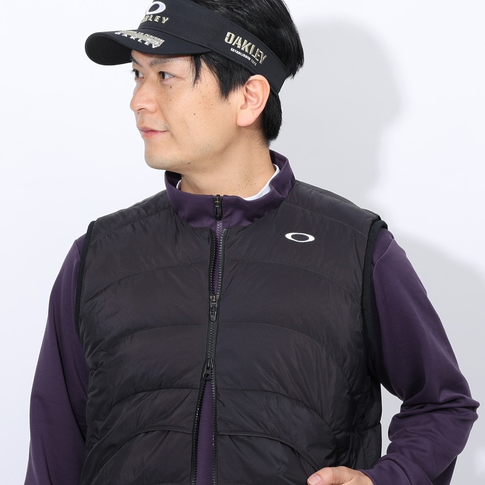 オークリー（OAKLEY）（メンズ）ゴルフウェア アウター 保温 STALWART COLLARLESS ベスト FOA407334-02E