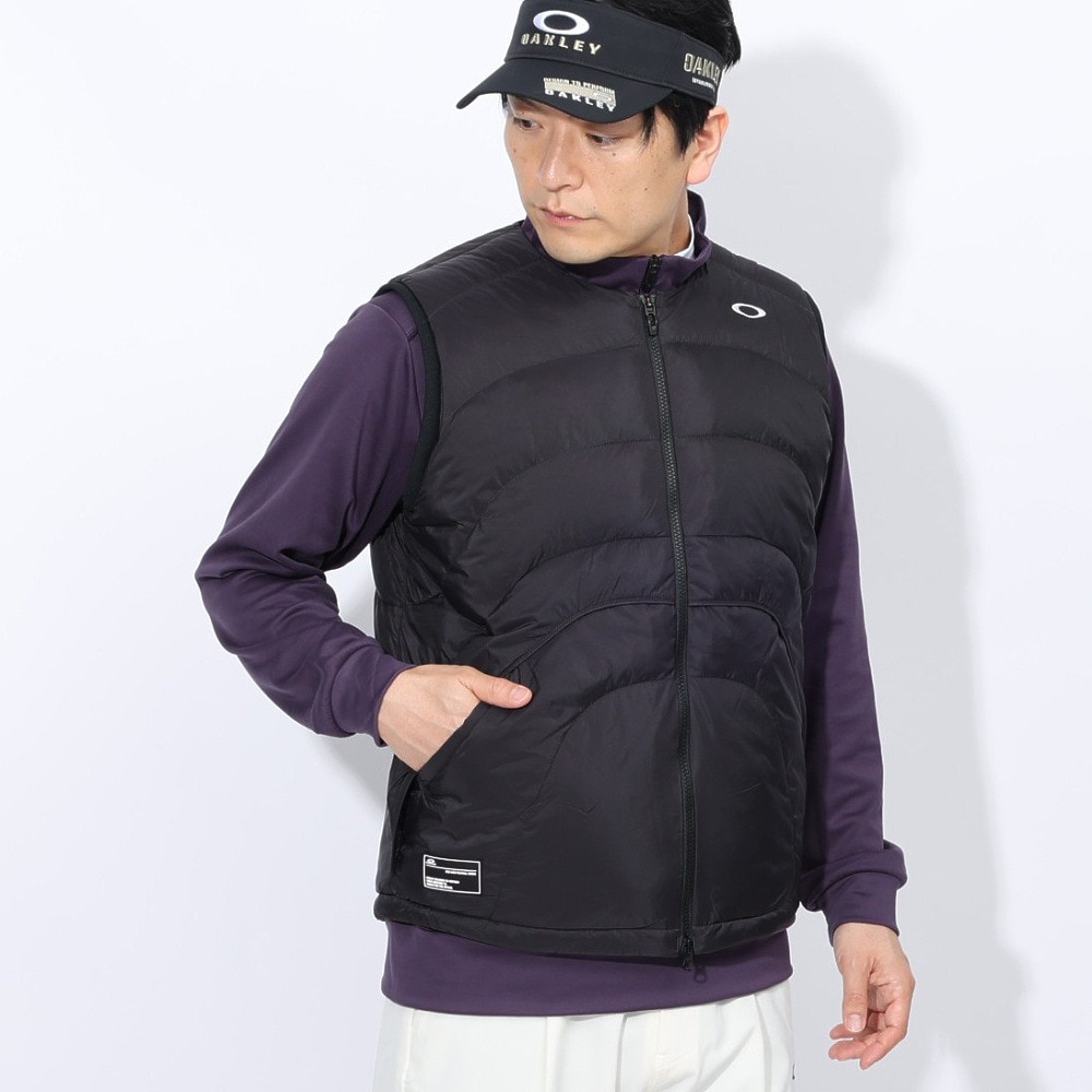 オークリー（OAKLEY）（メンズ）ゴルフウェア アウター 保温 STALWART COLLARLESS ベスト FOA407334-02E