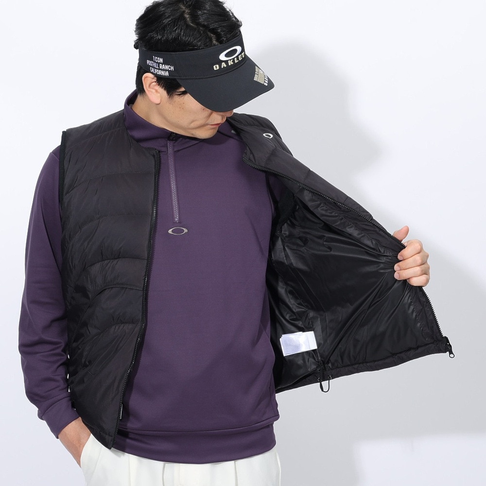 オークリー（OAKLEY）（メンズ）ゴルフウェア アウター 保温 STALWART COLLARLESS ベスト FOA407334-02E