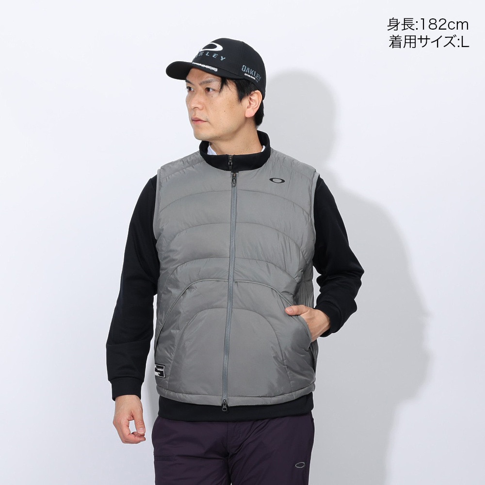 オークリー（OAKLEY）（メンズ）ゴルフウェア アウター 保温 STALWART COLLARLESS ベスト FOA407334-23Q