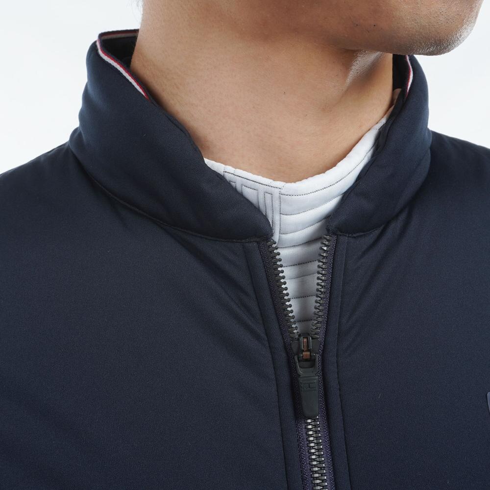 トミー ヒルフィガー ゴルフ（TOMMY HILFIGER GOLF）（メンズ）ゴルフウェア アウター 防風 圧着 キルト 中綿 ベスト THMA467-NVY