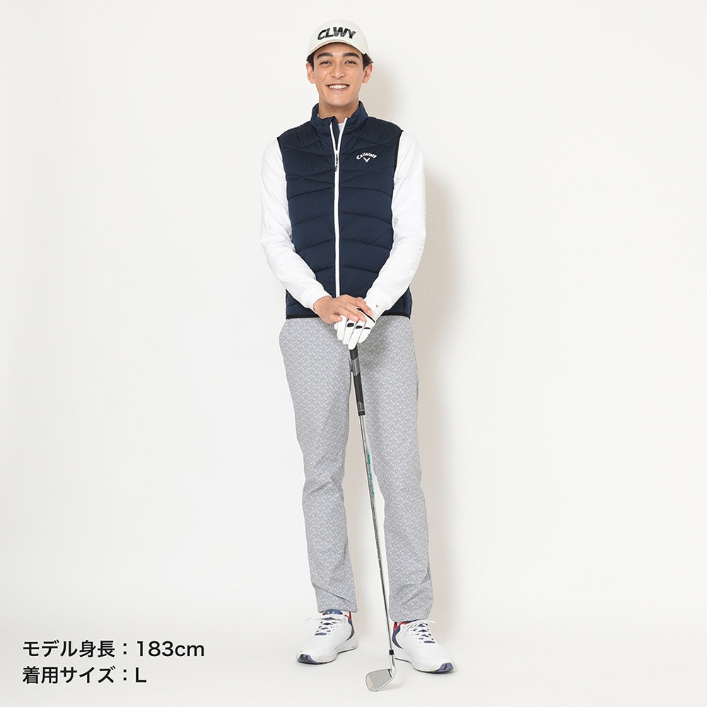 キャロウェイ（CALLAWAY）（メンズ）ゴルフウェア スターストレッチフルジップ中綿ベスト C25216103-1120