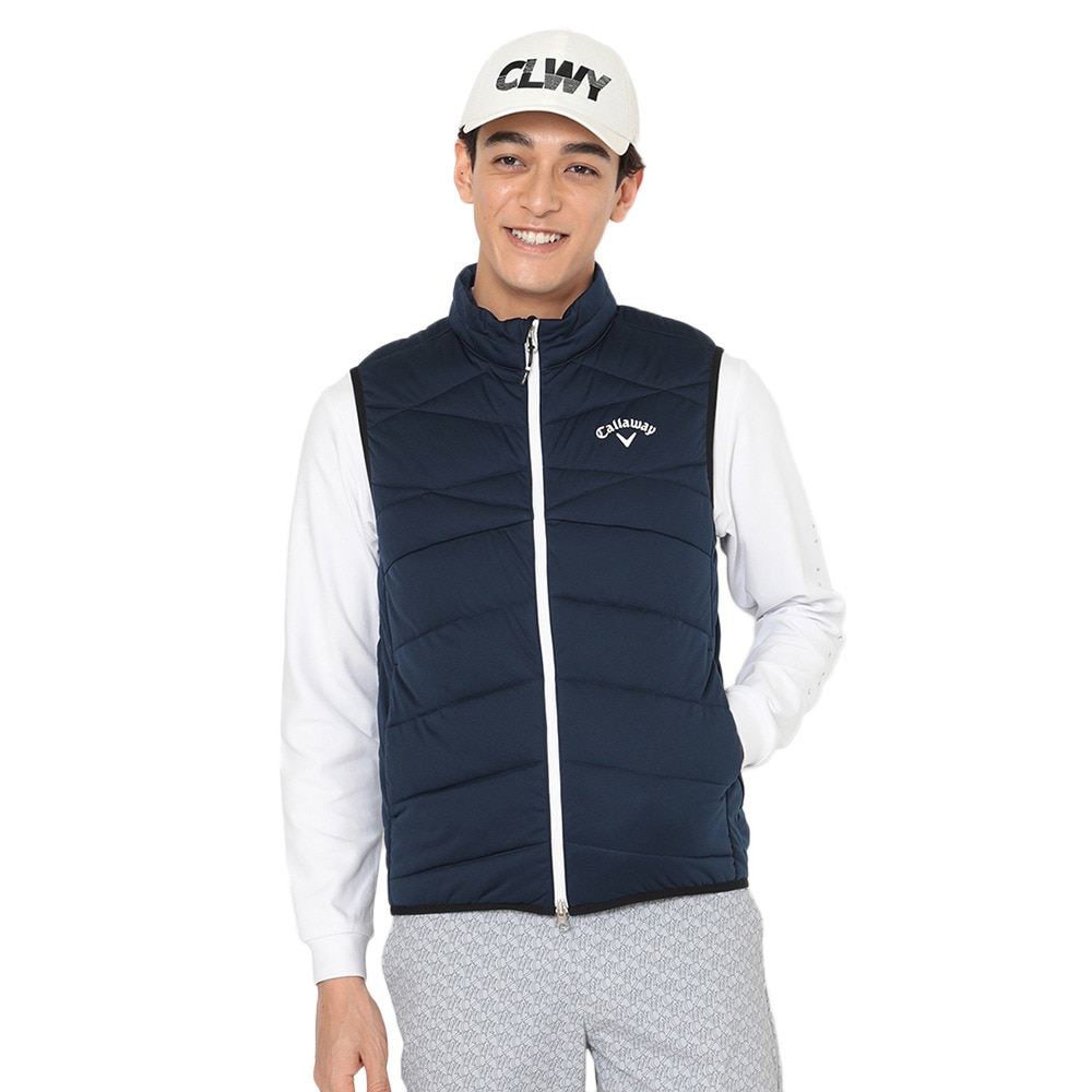 キャロウェイ（CALLAWAY）（メンズ）ゴルフウェア スターストレッチフルジップ中綿ベスト C25216103-1120