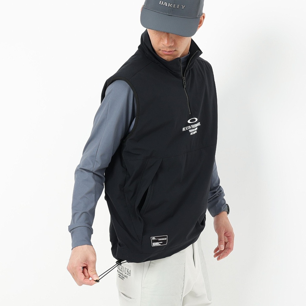 オークリー（OAKLEY）（メンズ）ゴルフウェア 防風 撥水 STALWART LIGHT プルオーバー ベスト FOA408444-02E