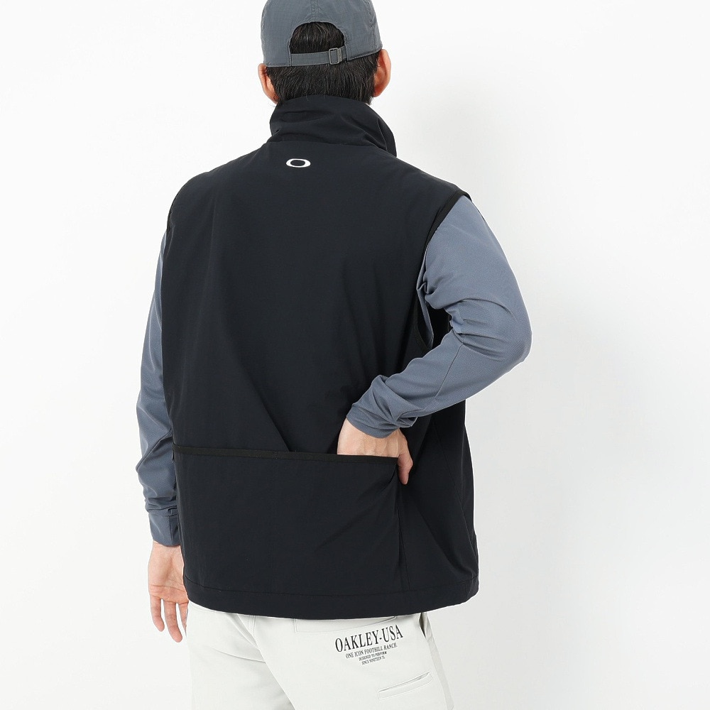 オークリー（OAKLEY）（メンズ）ゴルフウェア 防風 撥水 STALWART LIGHT プルオーバー ベスト FOA408444-02E