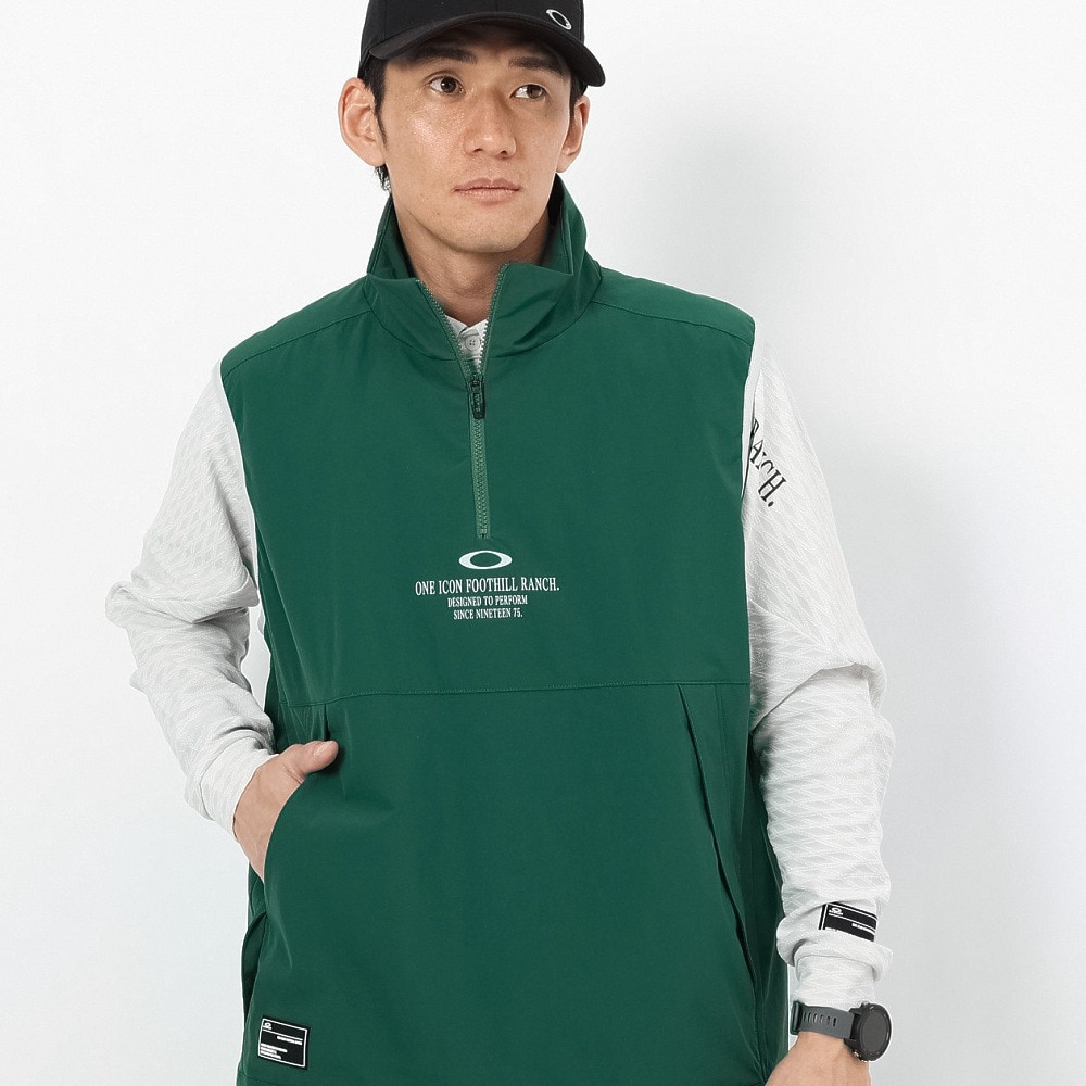オークリー（OAKLEY）（メンズ）ゴルフウェア 防風 撥水 STALWART LIGHT プルオーバー ベスト FOA408444-7TG