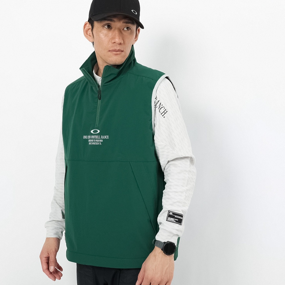 オークリー（OAKLEY）（メンズ）ゴルフウェア 防風 撥水 STALWART LIGHT プルオーバー ベスト FOA408444-7TG