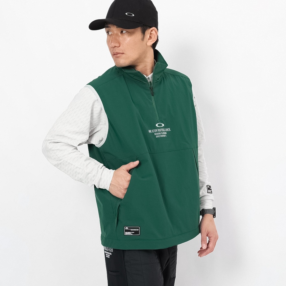 オークリー（OAKLEY）（メンズ）ゴルフウェア 防風 撥水 STALWART LIGHT プルオーバー ベスト FOA408444-7TG