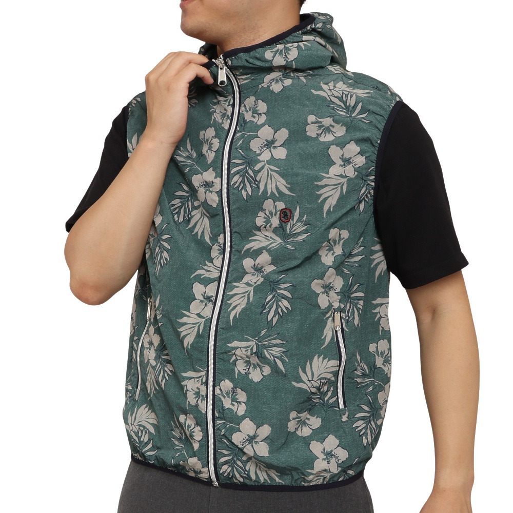 (メンズ)ゴルフウェア ベスト Pollo corte MKWAY U1 02N003green