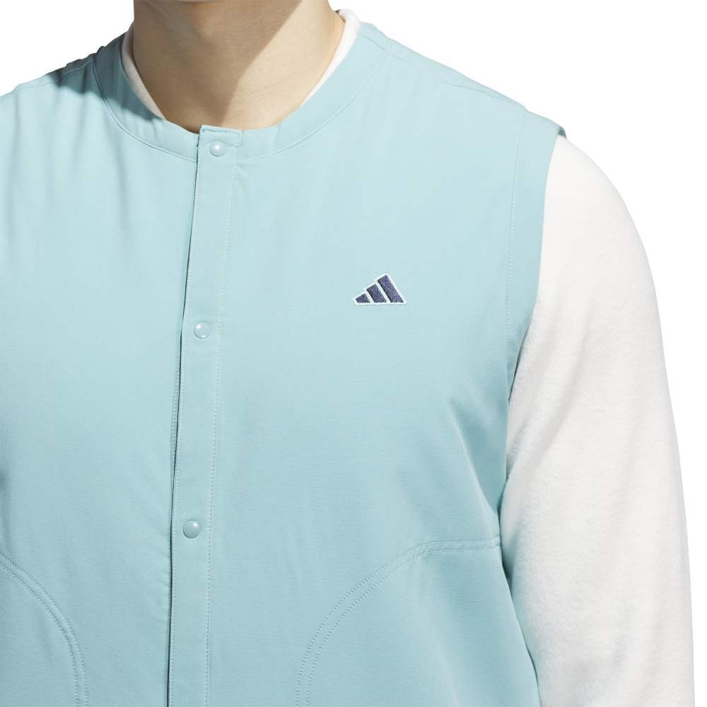 アディダス（adidas）（メンズ）ゴルフウェア ライトパテッドベスト JVU71-JL7883 MGRN