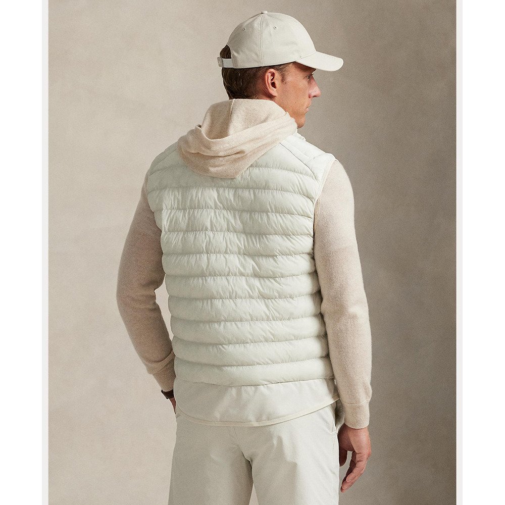 新品Ralph Lauren ホワイト キルティングベスト　※US SIZE M ラルフ ローレン（RALPH LAUREN）（メンズ）ゴルフウェア INSULATED