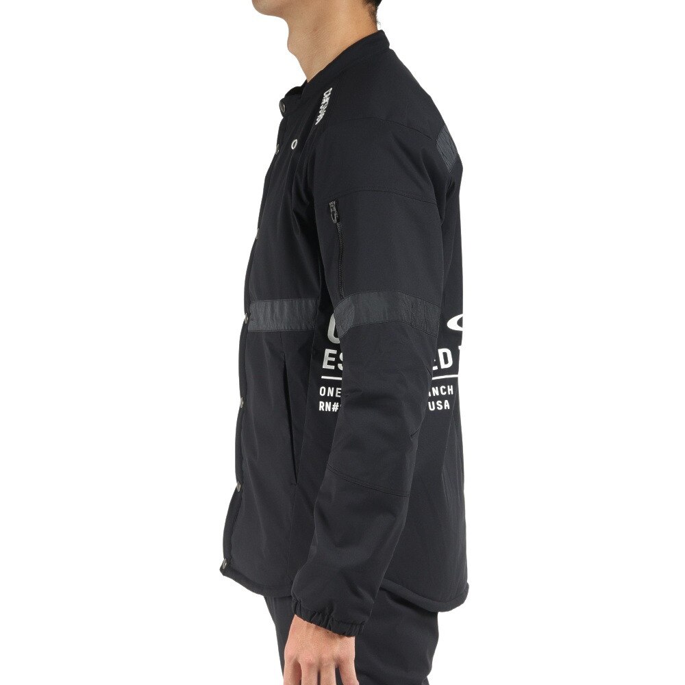 オークリー（OAKLEY）（メンズ）ゴルフウェア アウター 長袖 撥水 防風 保温 ストレッチ ドライ 快適 STW WIND JACKET FOA404680-02E★★★